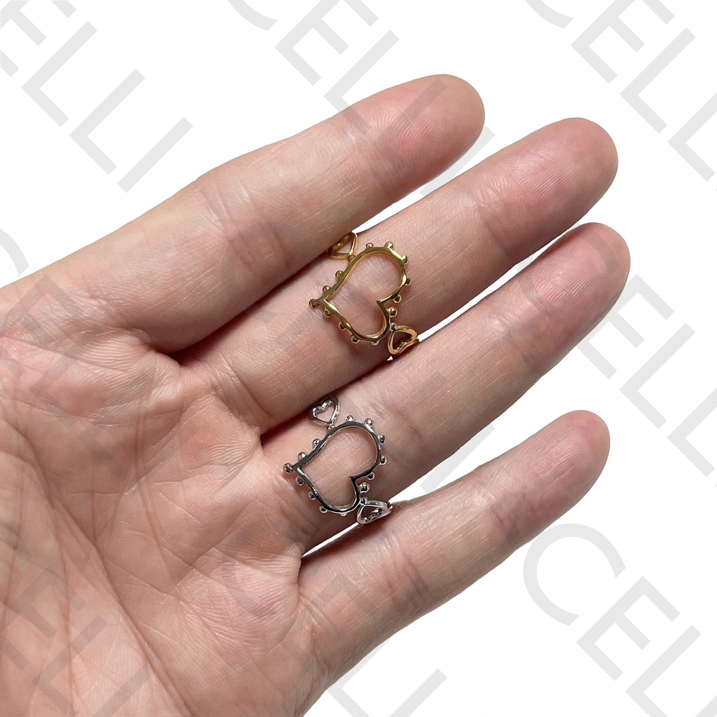 Anillo de acero - corazones