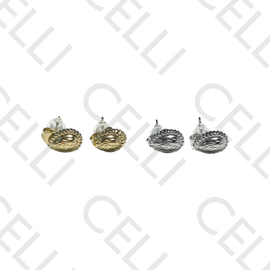 Pendiente Mini Acero - aguacate