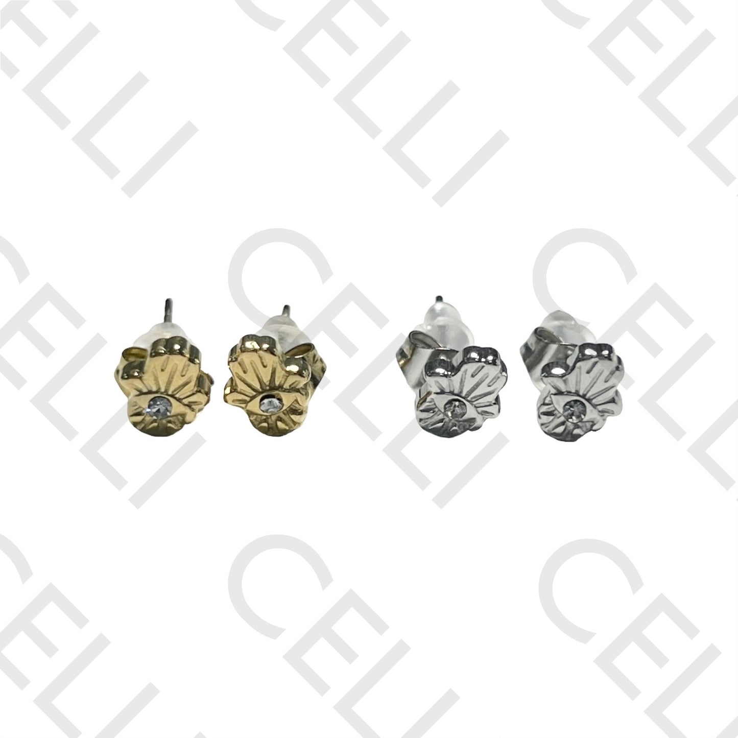 Mini Steel Earring - hand