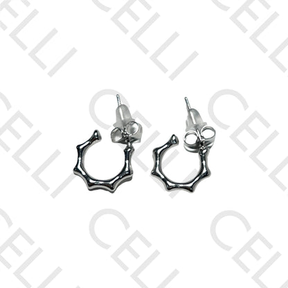 Pendiente de acero - mini aro