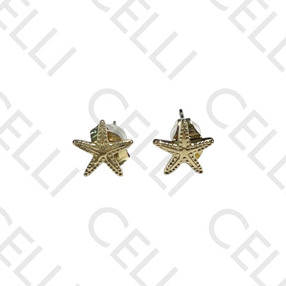 Pendiente Mini Acero - estrella de mar