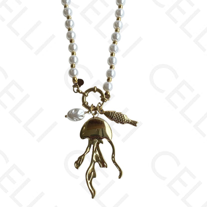 Colar de aço - jellyfish