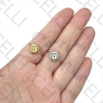 Steel Ring - sun