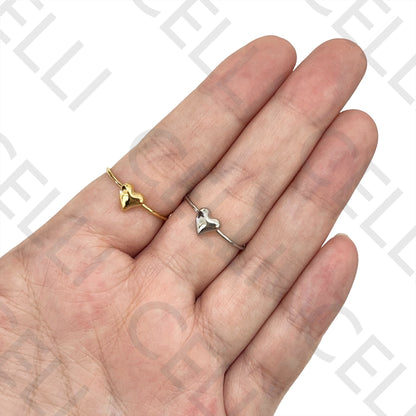 Steel Ring - Heart