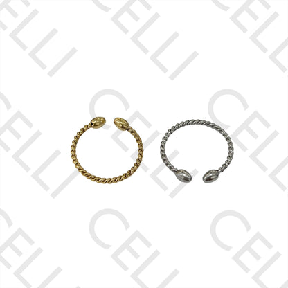 Steel Ring - Twisted