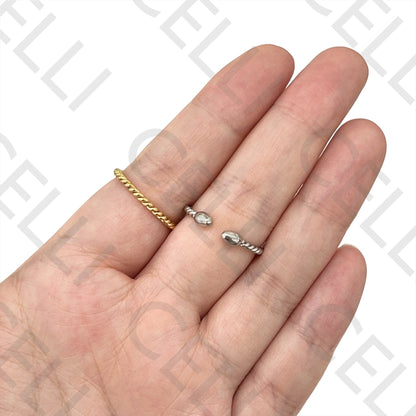 Steel Ring - Twisted