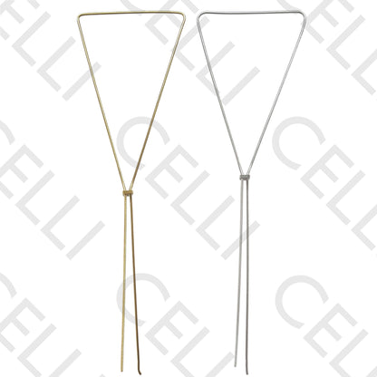 Steel Necklace - Adjustable Round Snake