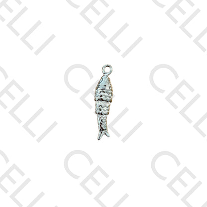 不锈钢徽章 - 小鱼 （1个）