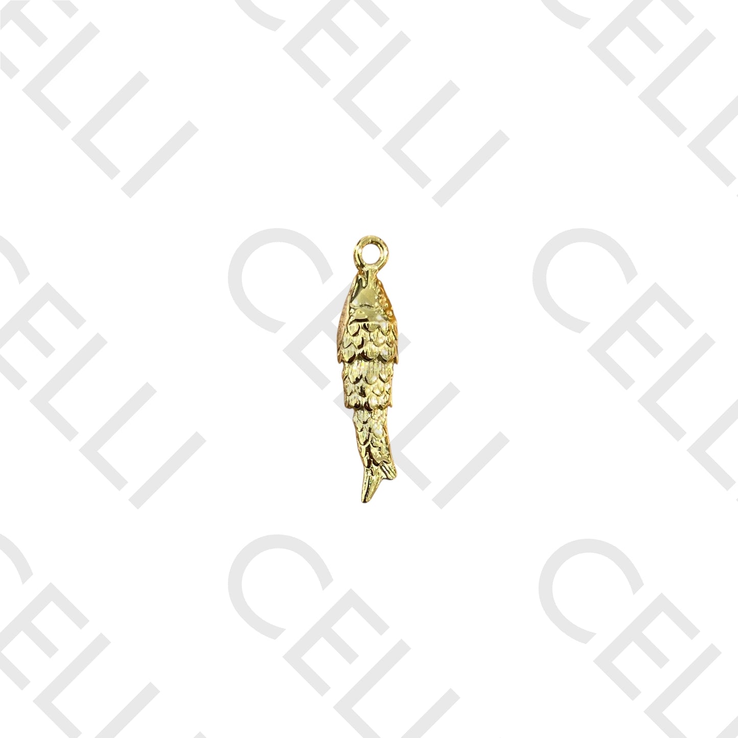 不锈钢徽章 - 小鱼 （1个）