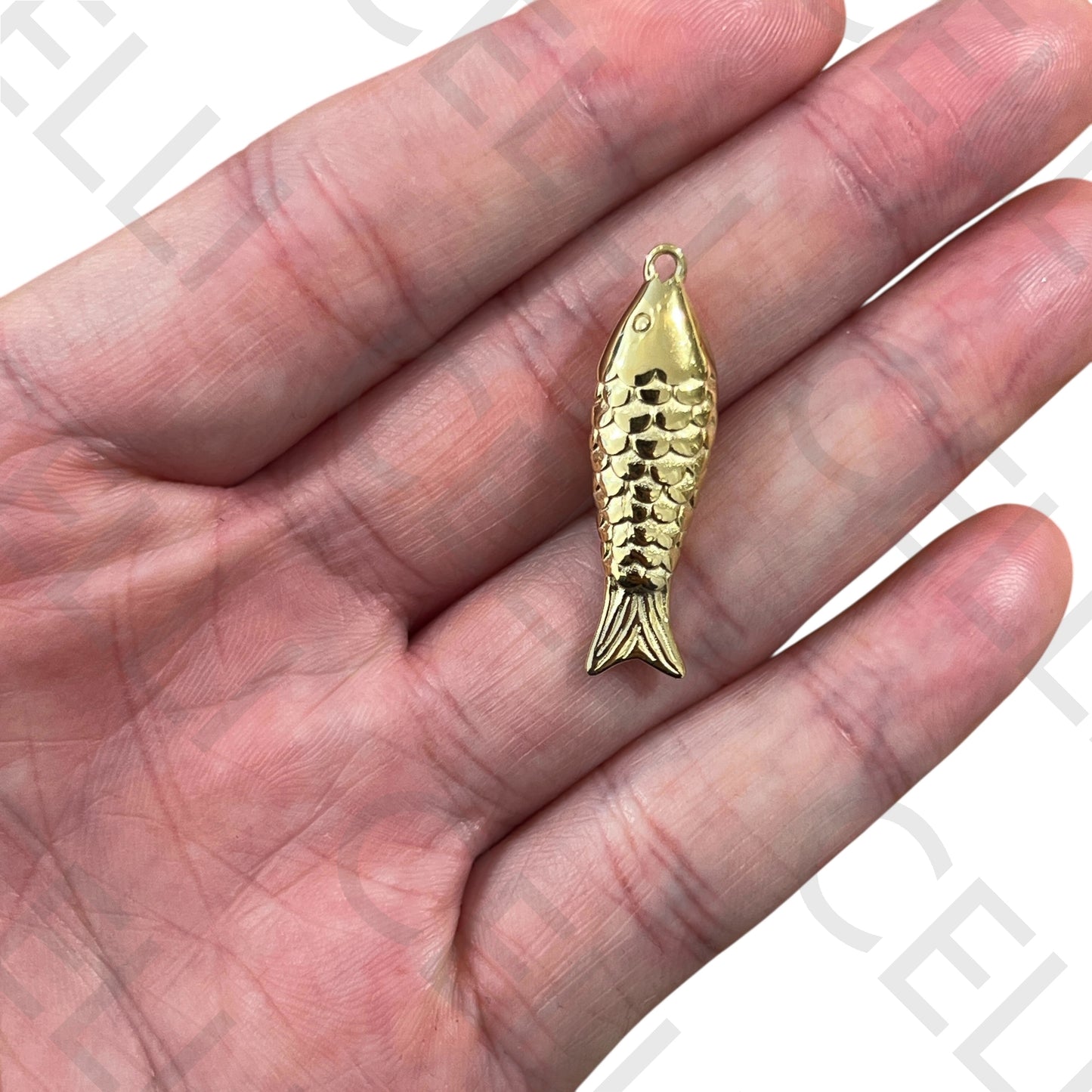 Medalha de Aço - peixe grande (1 und.)