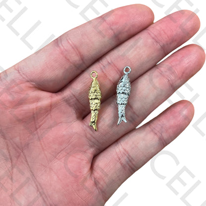 不锈钢徽章 - 小鱼 （1个）