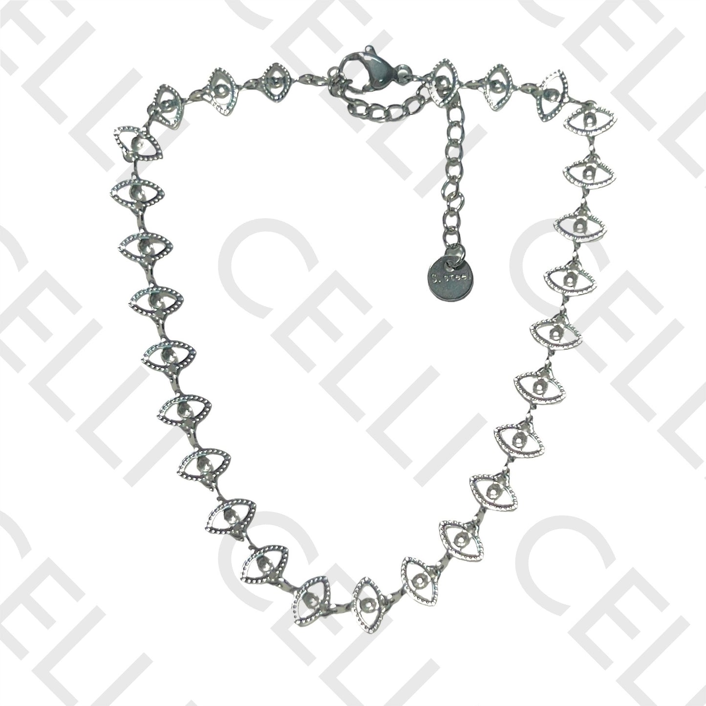 Tornozeleira de Aço - olhos