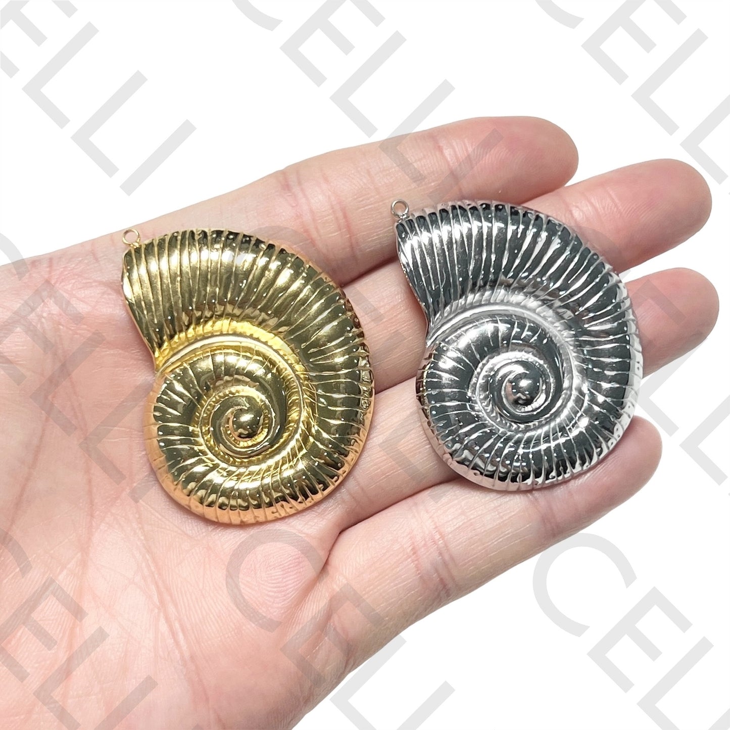 Medalha de Aço - Búzio caracol grande