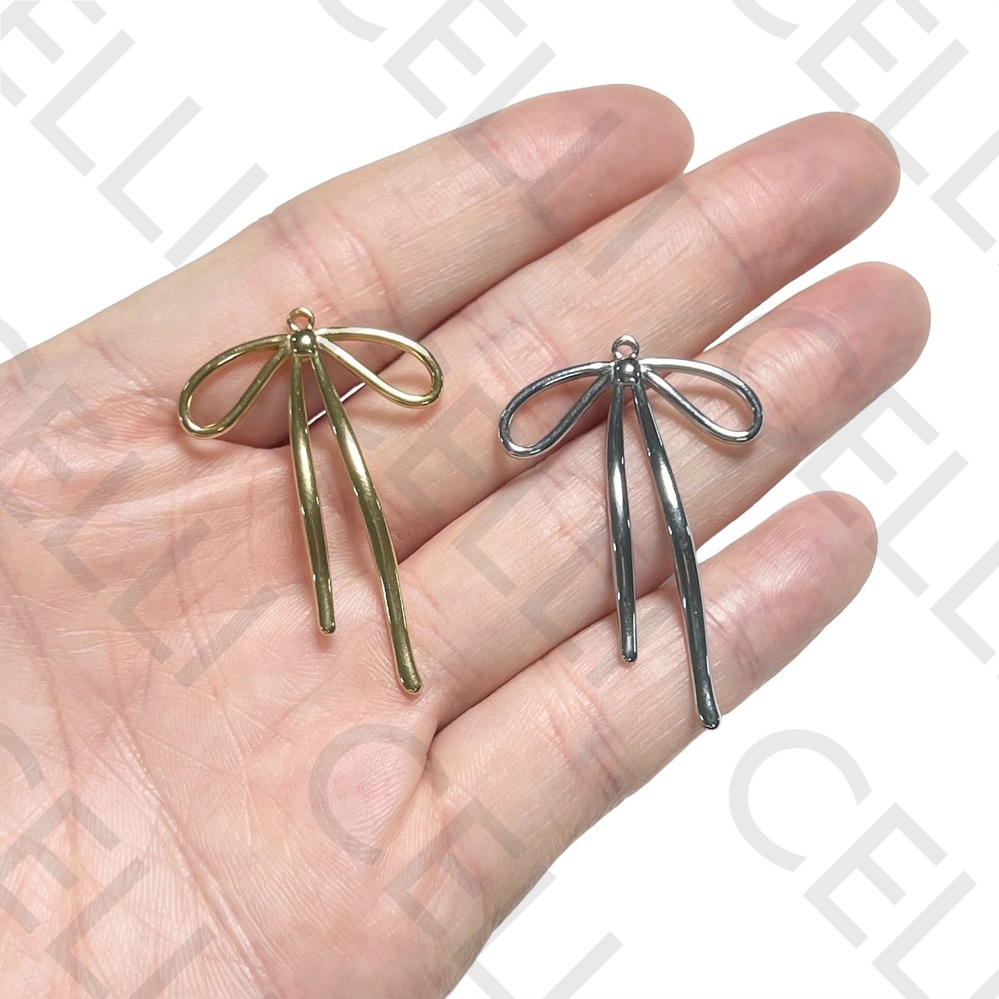 Medalha de Aço - laço fino