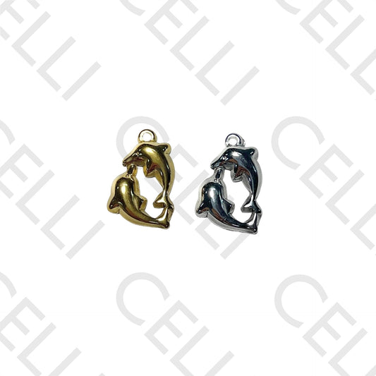 Medalha de Aço - dois golfinhos