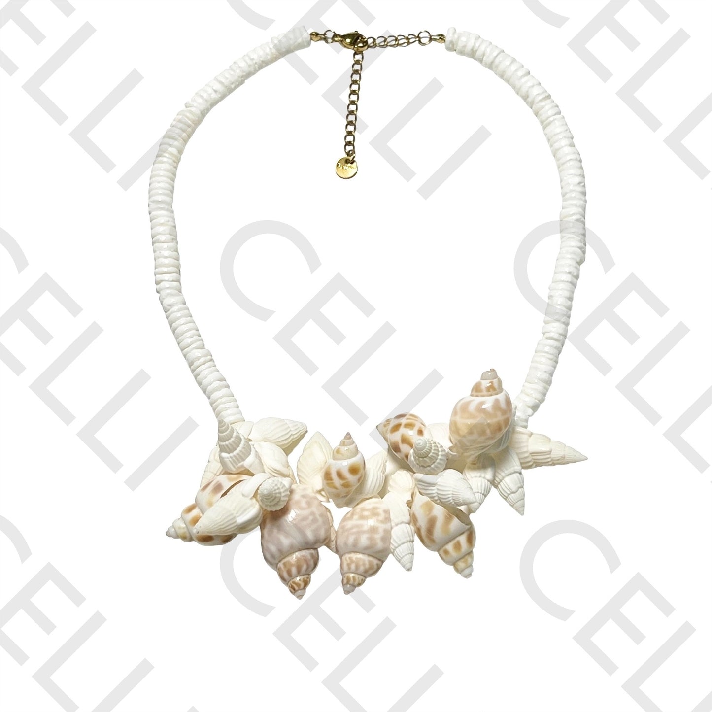 Steel Necklace - shells
