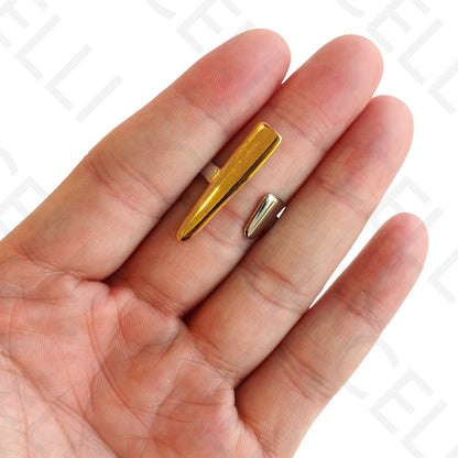 Anel de Aço Ajustável - Bicolor