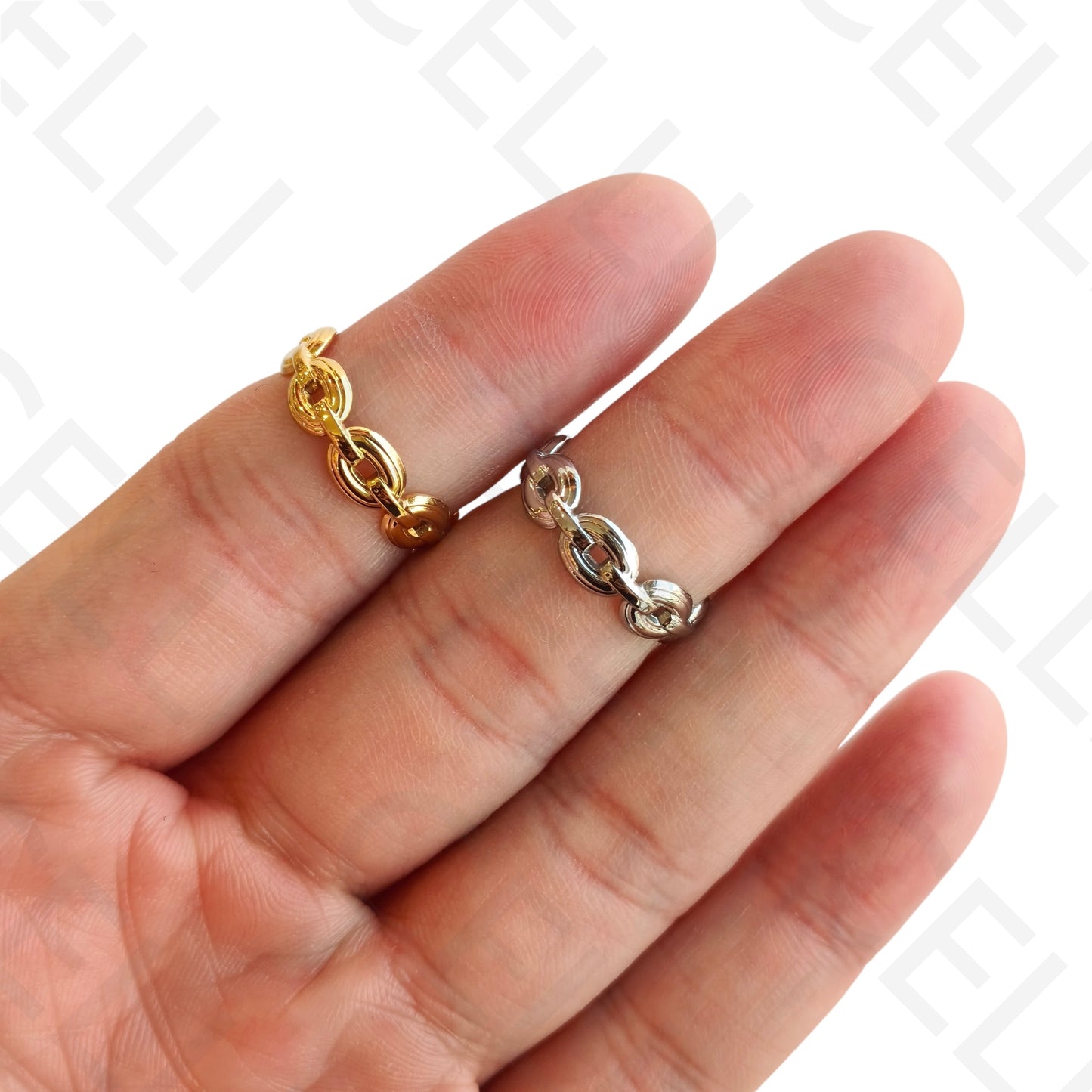 Anel de Aço Ajustável - corrente