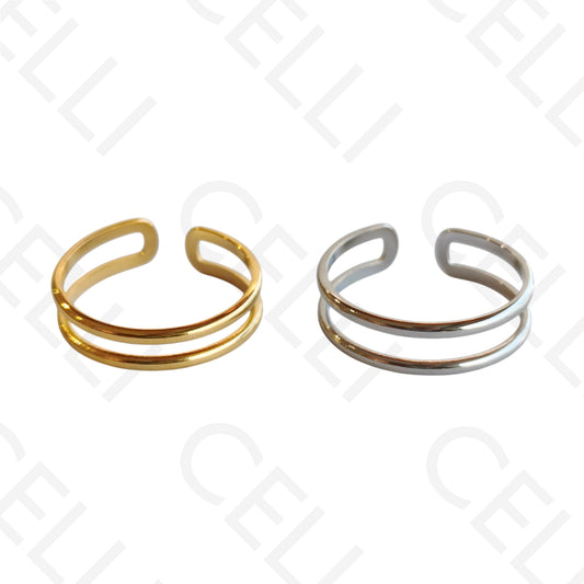 Adjustable Steel Ring - double