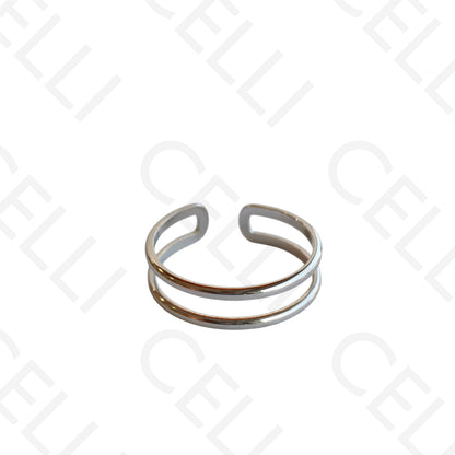Anel de Aço Ajustável - duplo