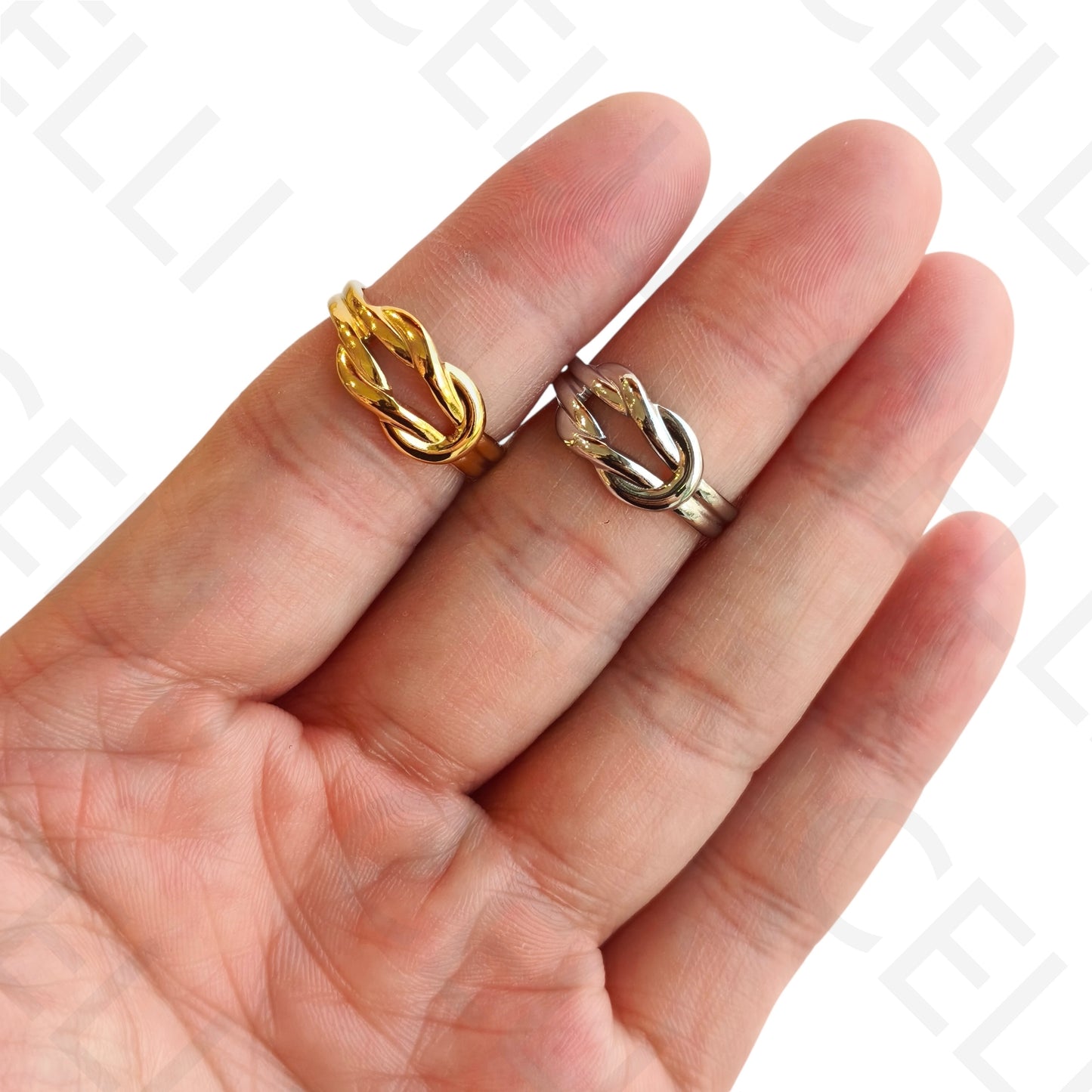 Anel de Aço Ajustável - nó