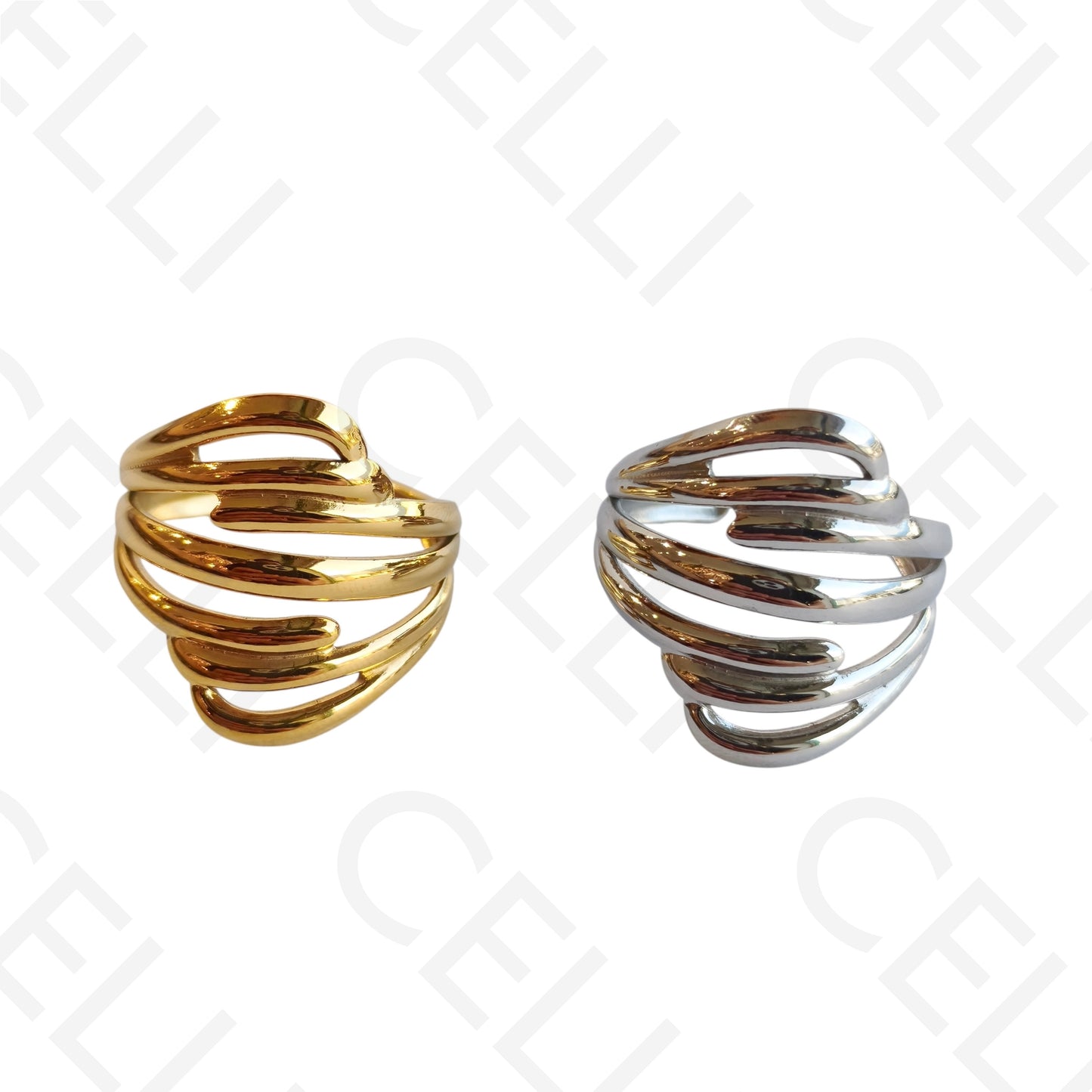 Anel de Aço Ajustável - múltiplo