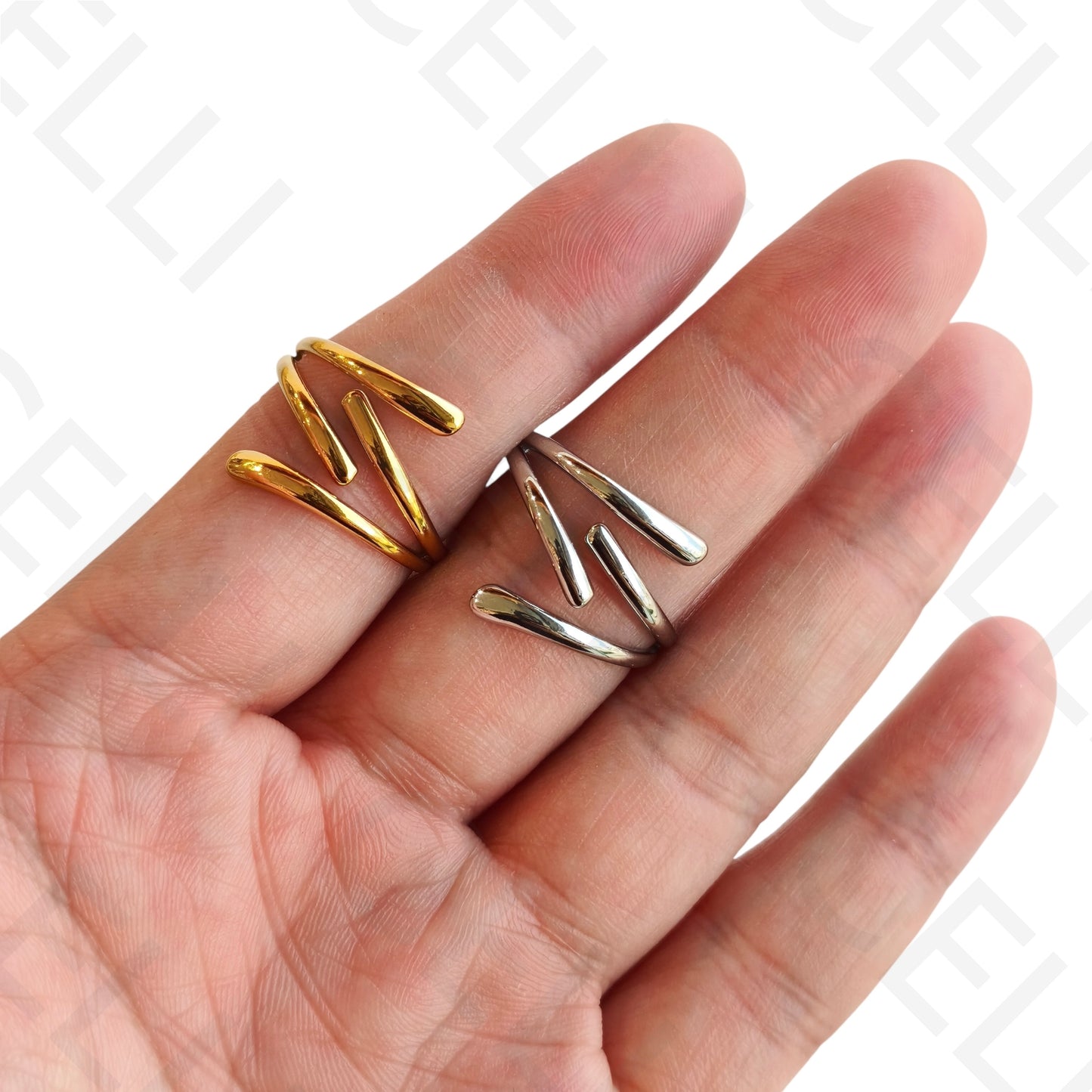 Anel de Aço Ajustável - múltiplo