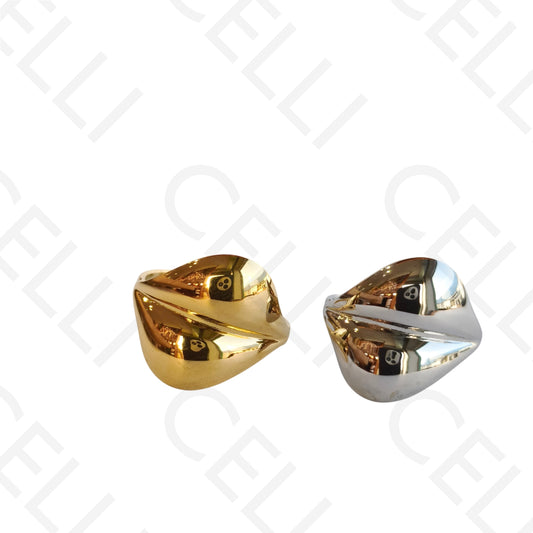 Anel de Aço Ajustável - lábios