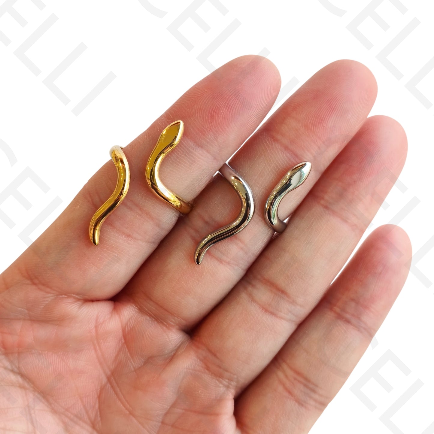 Anel de Aço Ajustável - cobra