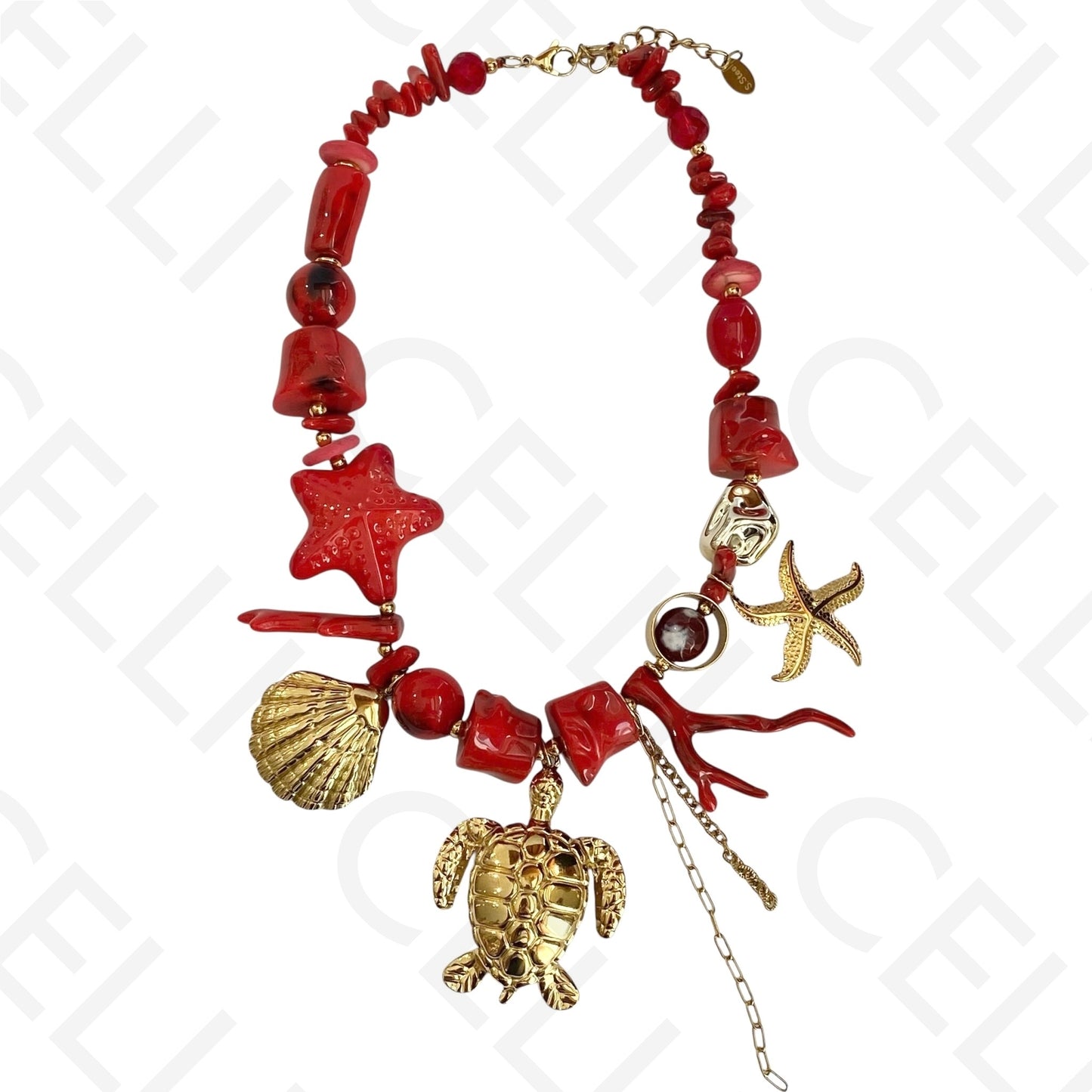 Filtro de acero - colgante pez grande