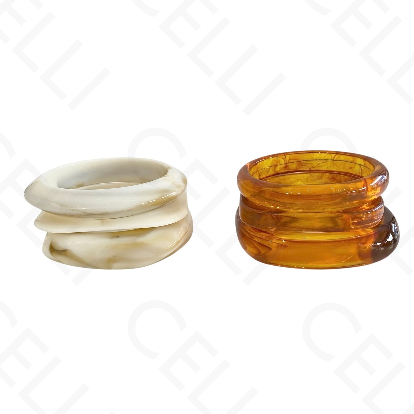 Fashion Resin Bracelet - Quadruple