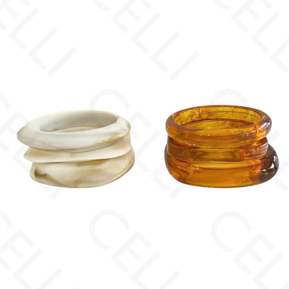 Fashion Resin Bracelet - Quadruple