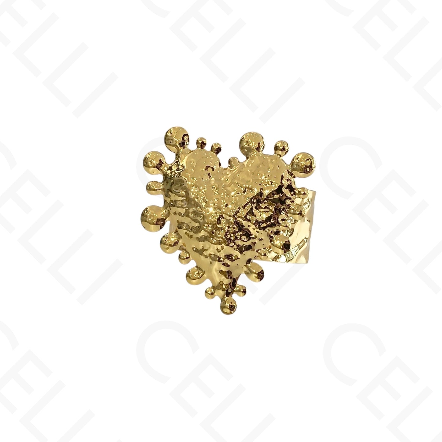 Bracelete de Acero - óvalo entrelazado