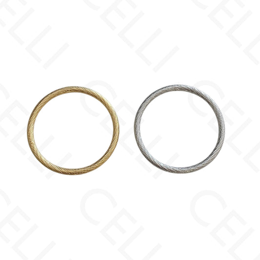 Steel Bracelet - Embossed Design (One Size)