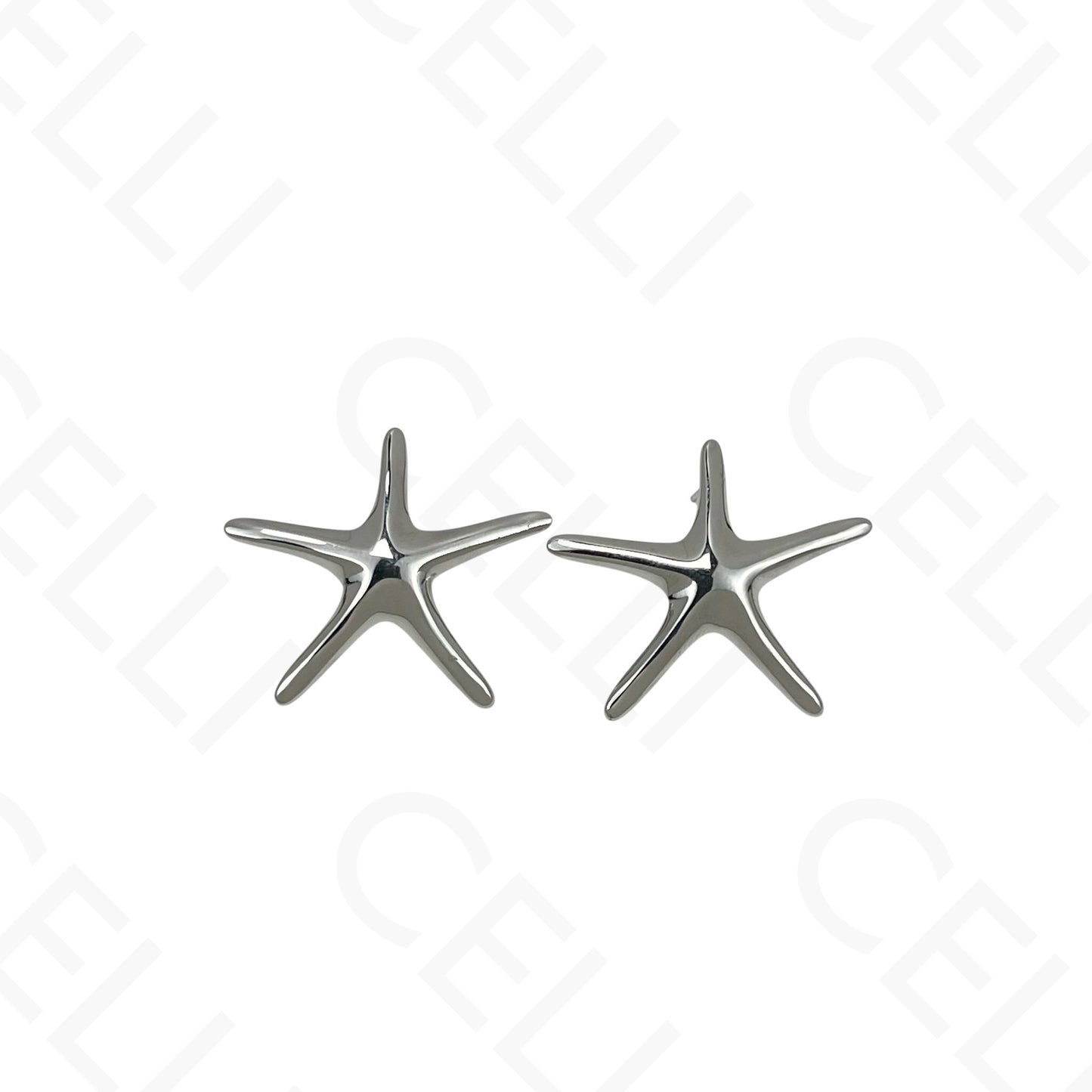 Brinco de aço - estrela do mar fino