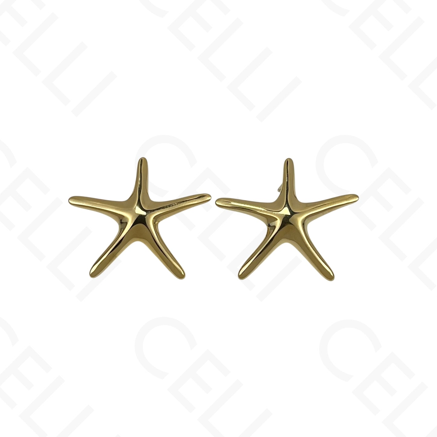 Brinco de aço - estrela do mar fino