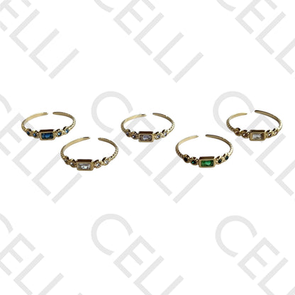 Steel Ring - Bright Rectangular