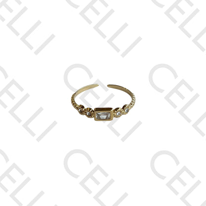 Steel Ring - Bright Rectangular