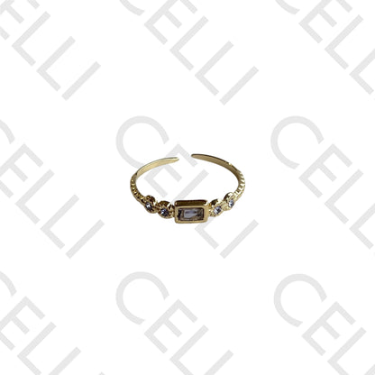 Steel Ring - Bright Rectangular