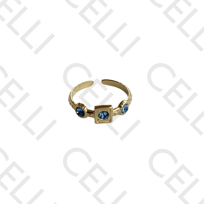 Steel Ring - Square and Circle