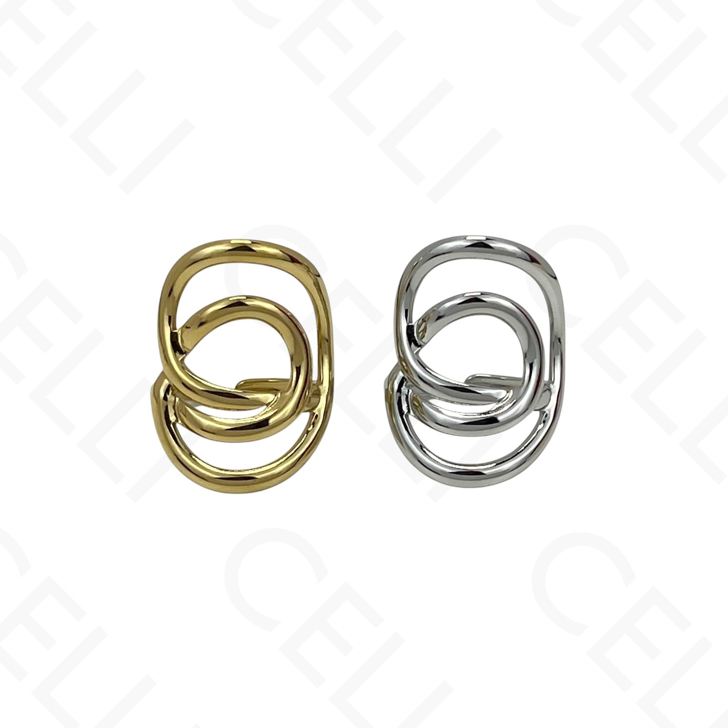Anillo de Acero Ajustable - circular