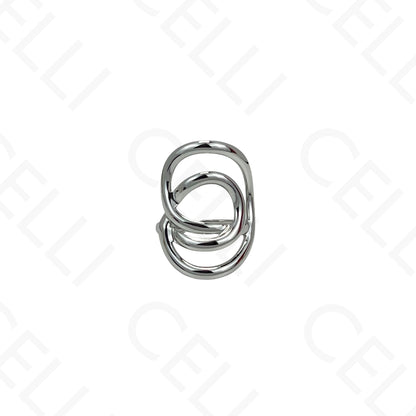 Anillo de Acero Ajustable - circular