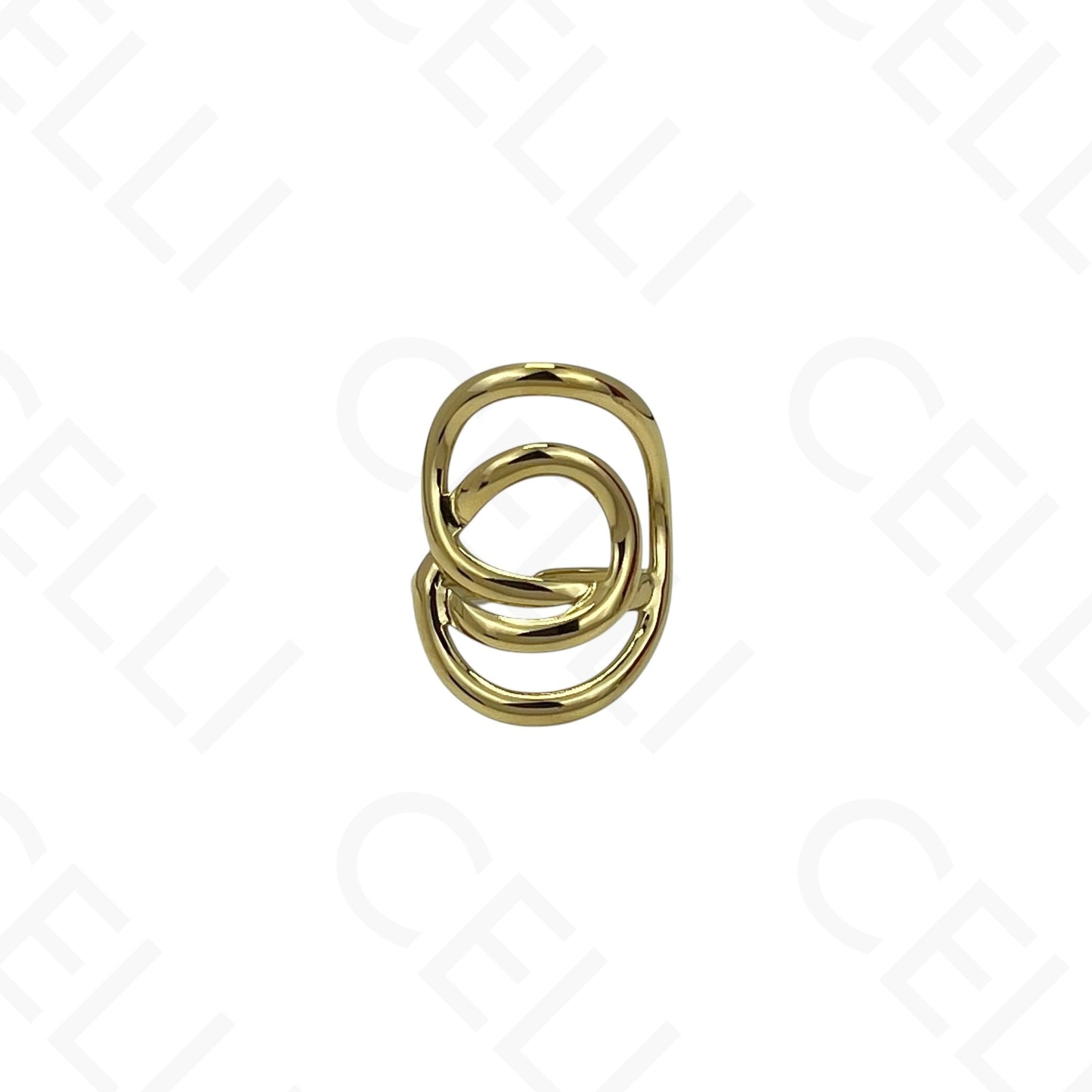 Anillo de Acero Ajustable - circular