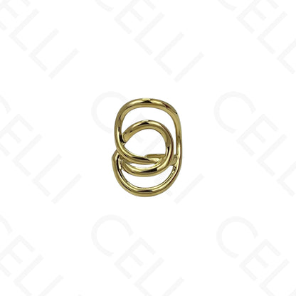 Anillo de Acero Ajustable - circular