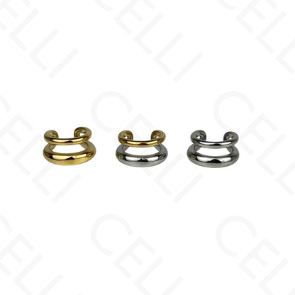 Earcuff de Aço - duplo