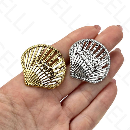 Adjustable Steel Ring - mini flower with brilliant