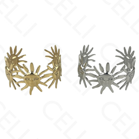 Brazalete de acero - resina con terminales de acero