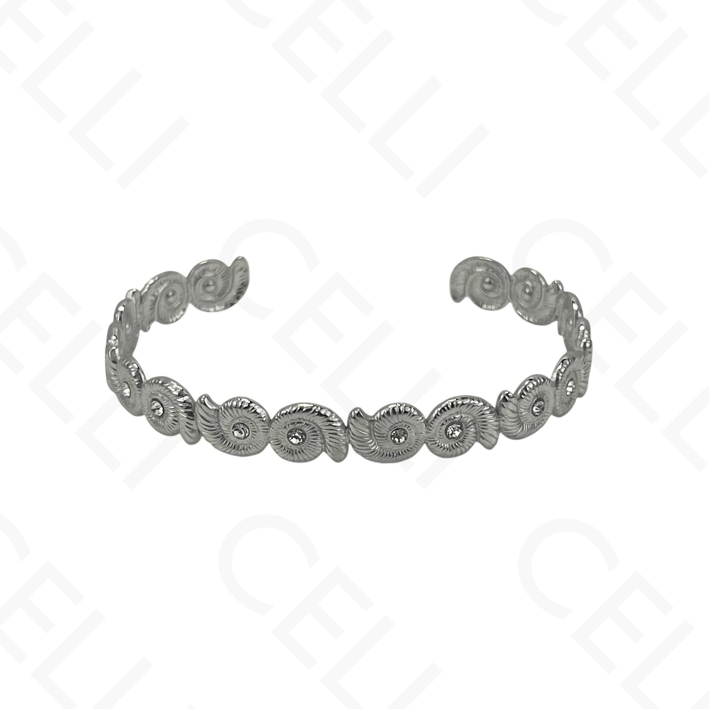 Brazalete de acero - resina con terminales de acero