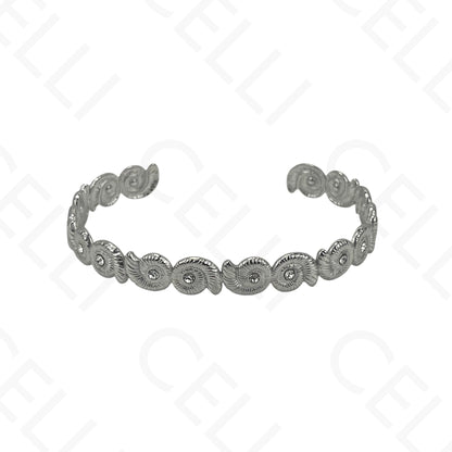 Brazalete de acero - resina con terminales de acero