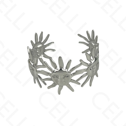 Brazalete de acero - resina con terminales de acero
